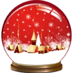 snowflake crystal ball android application logo